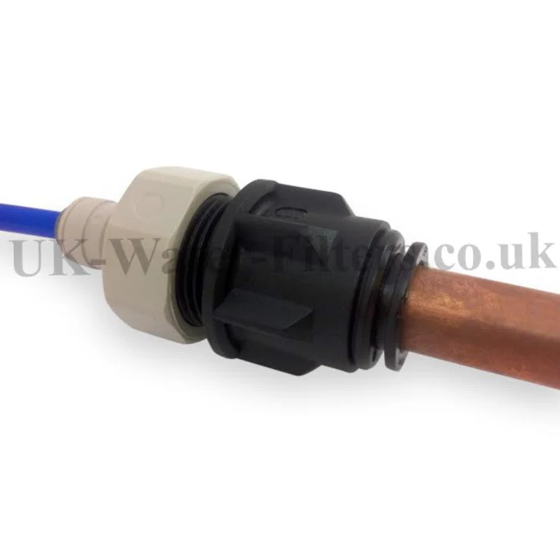 15mm Female to 1/4 inch female John Guest Adapters PM011516E with CI320816FS (ONE PAIR) - Image 4