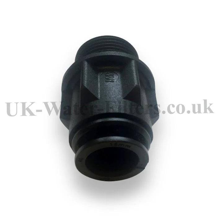 15mm x 3/4 BSP Connection Adapters Pair 3/4" BSP x 15mm Pushfit - Image 3