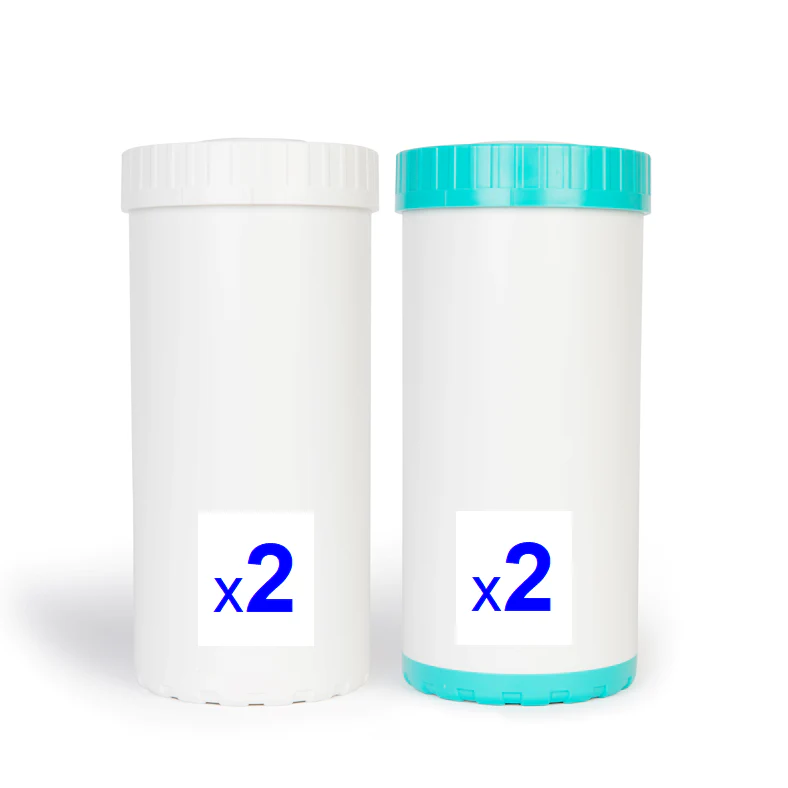 Two Whole House Filters Plus Scale Centurion Filters Renewal Double Unit - High Flow Cartridges - Code FIL16/SC16TWO (old code WHS+SC-BB-CA-10-CDx2)