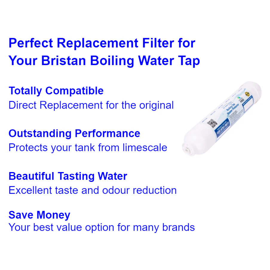Bristan Boiling Tap Compatible Replacement Water Filter - Image 3