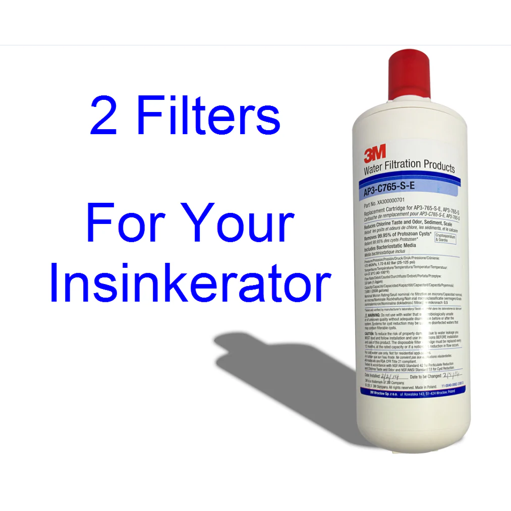3M Filters Compatible with InSinkErator F701R Replacement Filter (Twin Pack)