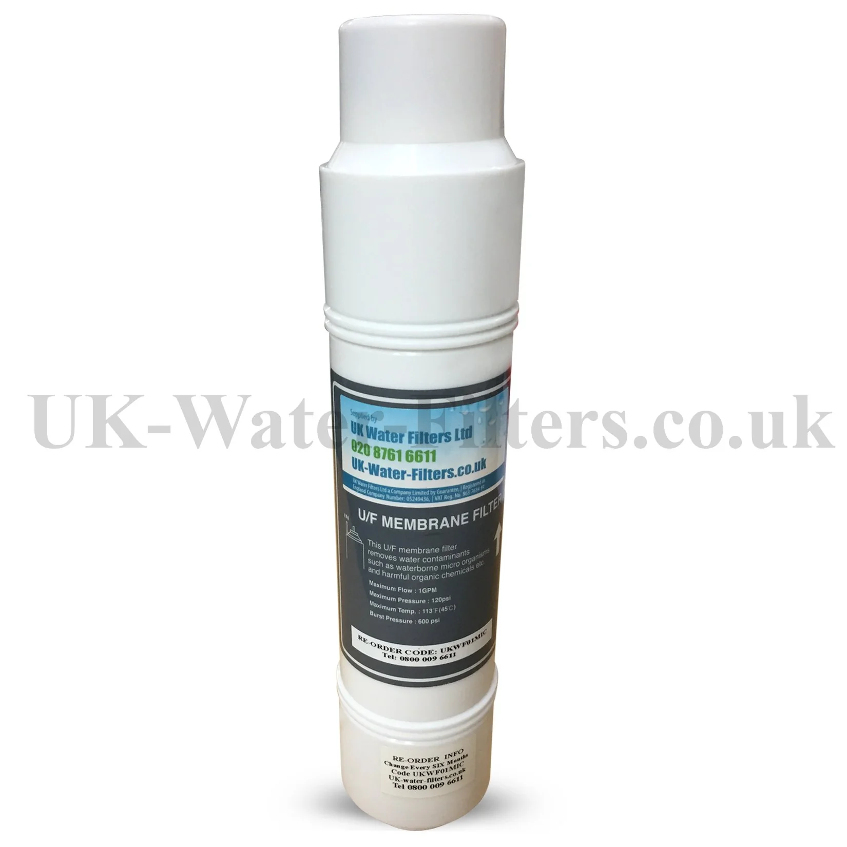 Ultrafiltration Water Filters - 0.1 Micron Filter Cartridge
