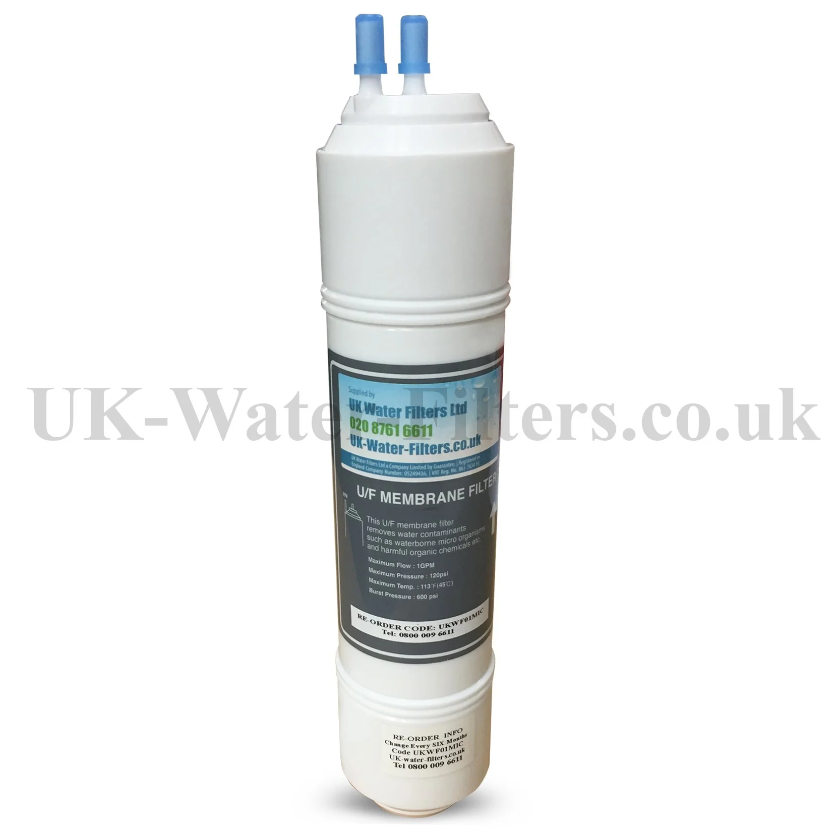 Ultrafiltration Water Filters - 0.1 Micron Filter Cartridge - Image 2
