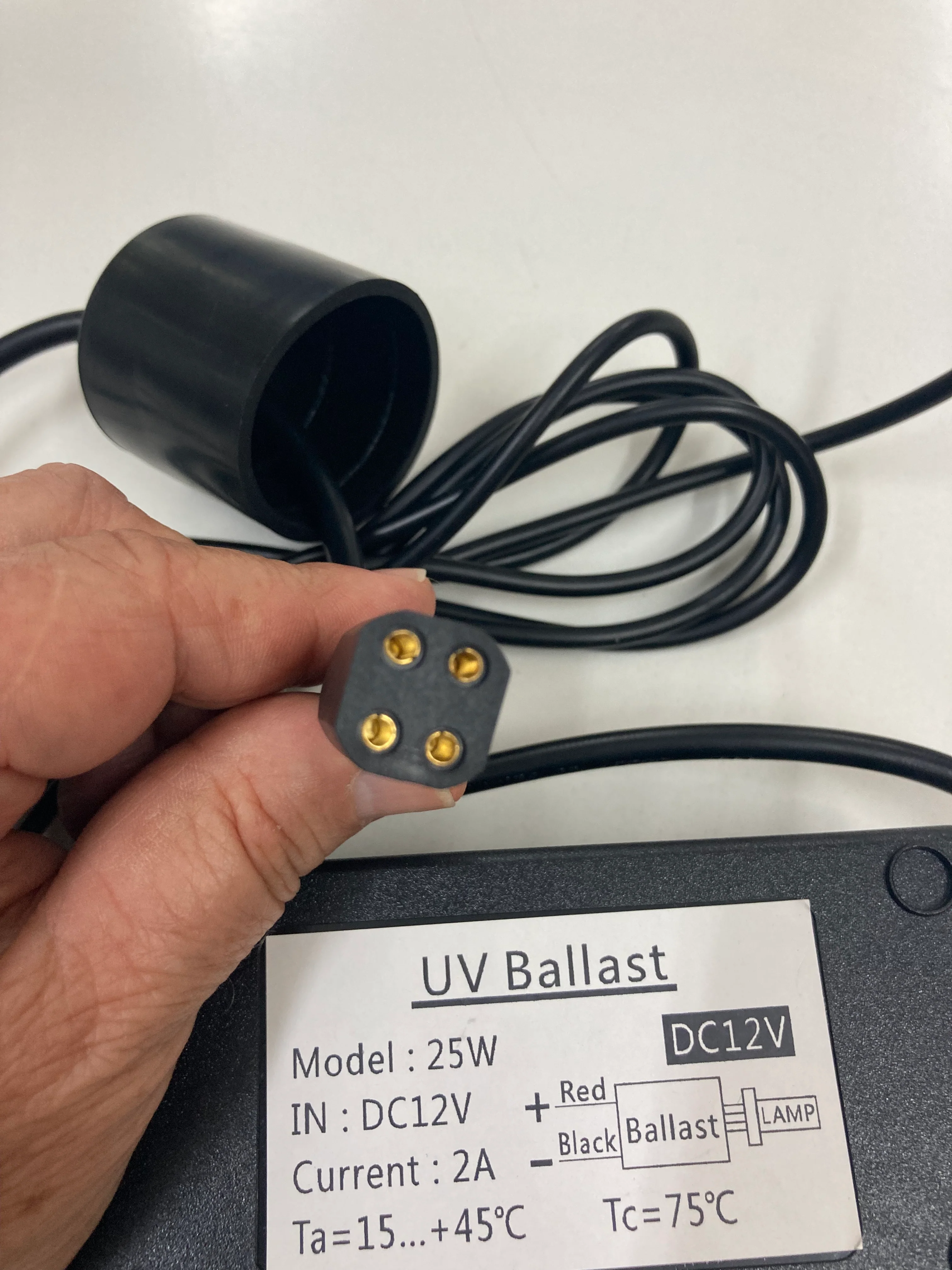 UV-BAL-12V2 Ballast (Black Box) for Offgrid / Solar type UV systems - Image 2